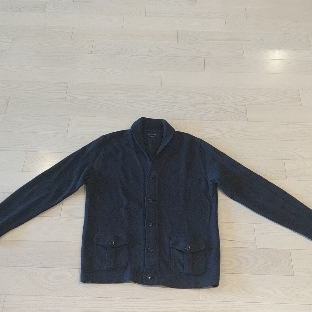 Heavy, cotton, Lands End, dark purple, sweater